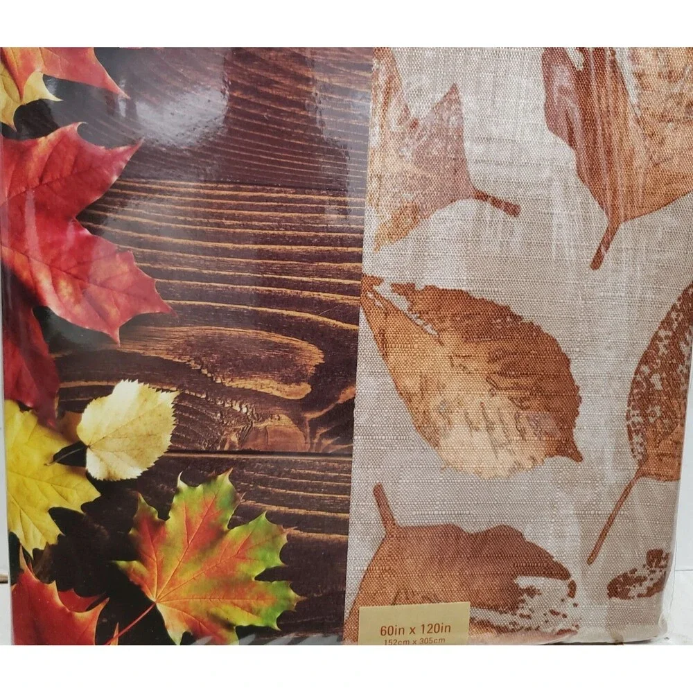 Printed Fabric Tablecloth, 60